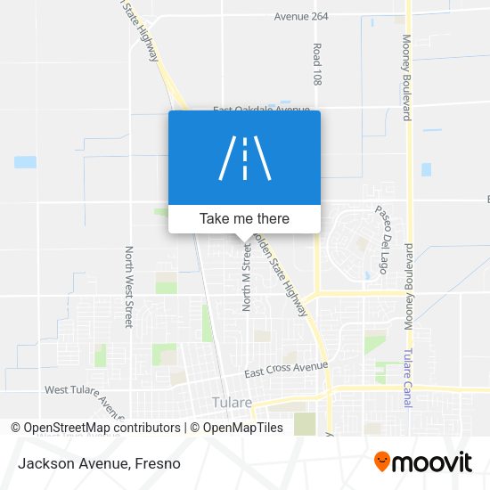 Jackson Avenue map