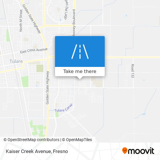 Kaiser Creek Avenue map