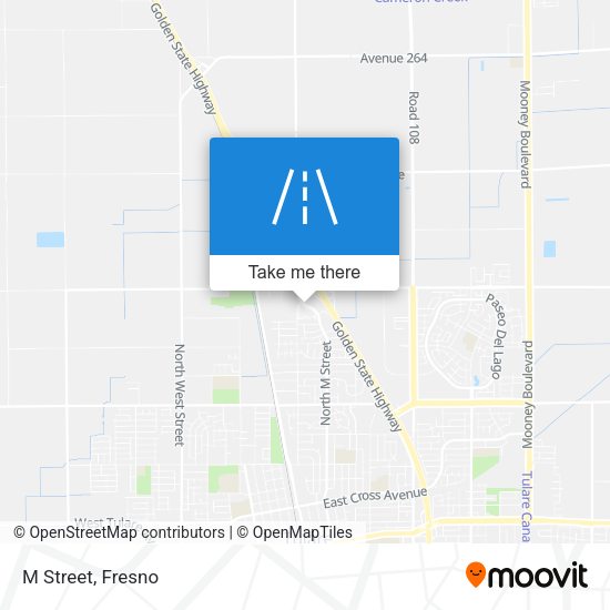 M Street map