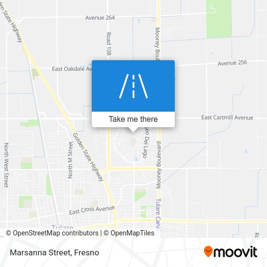 Mapa de Marsanna Street