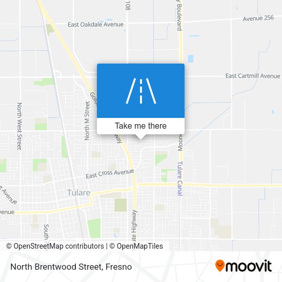 North Brentwood Street map