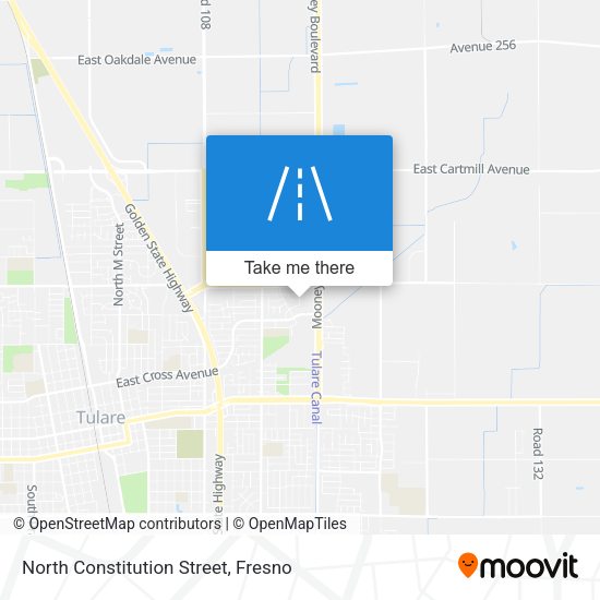 North Constitution Street map