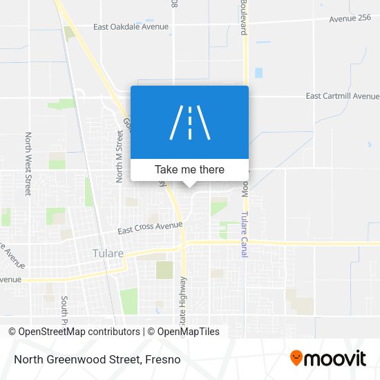 North Greenwood Street map