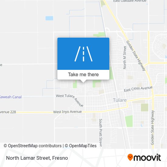 North Lamar Street map