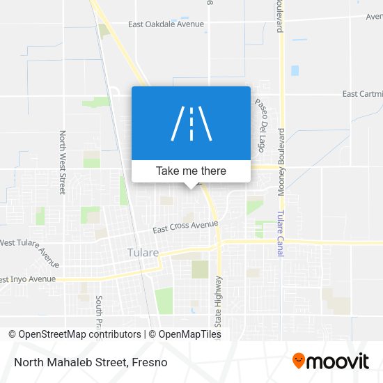 North Mahaleb Street map