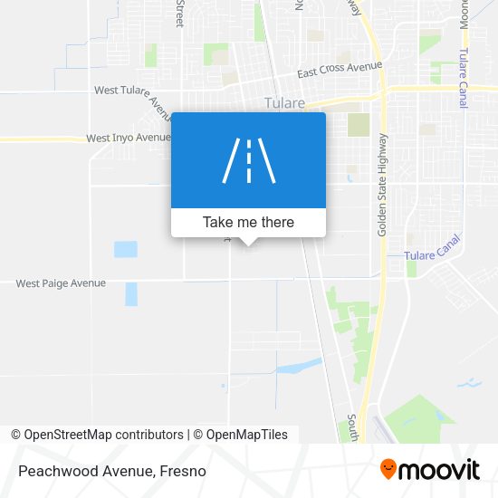 Mapa de Peachwood Avenue