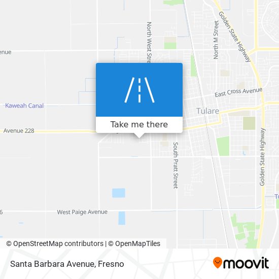 Santa Barbara Avenue map