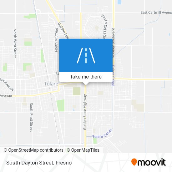 South Dayton Street map