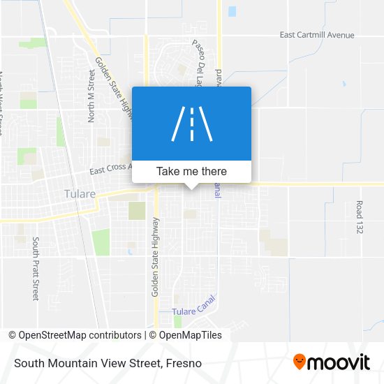 South Mountain View Street map