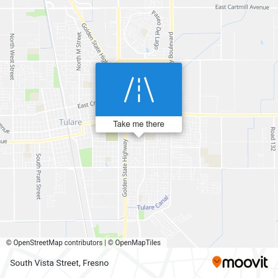 South Vista Street map