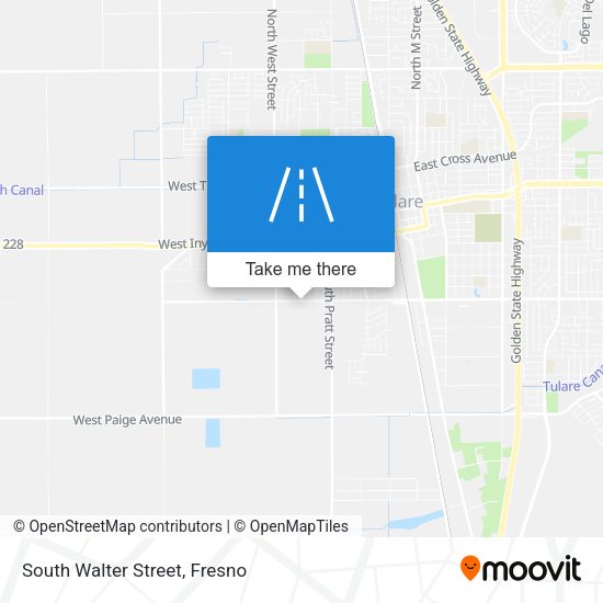 South Walter Street map
