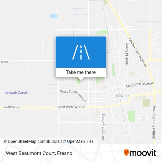Mapa de West Beaumont Court