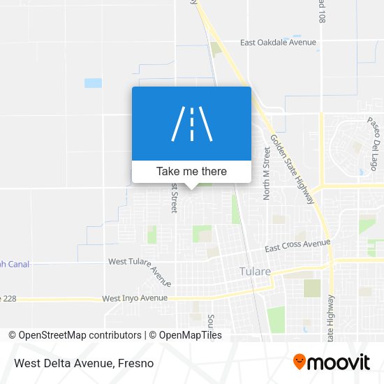 Mapa de West Delta Avenue