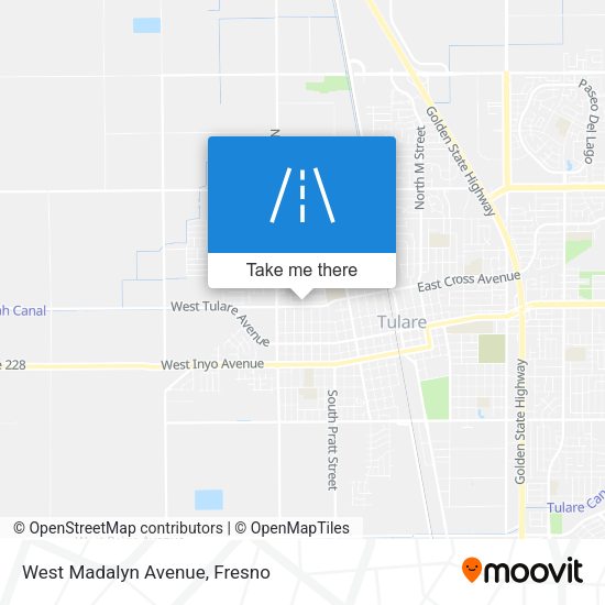 West Madalyn Avenue map