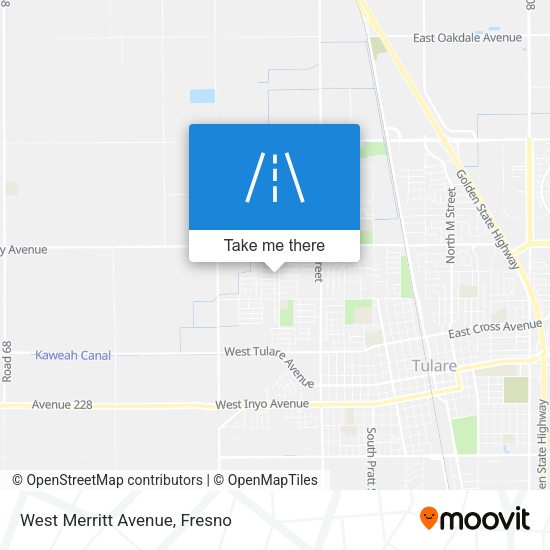 West Merritt Avenue map