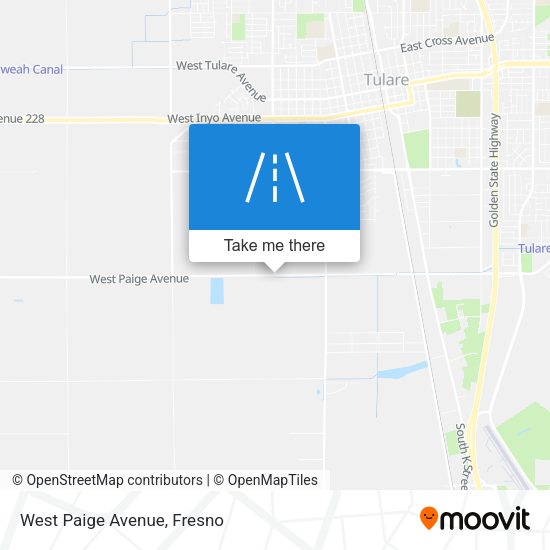Mapa de West Paige Avenue
