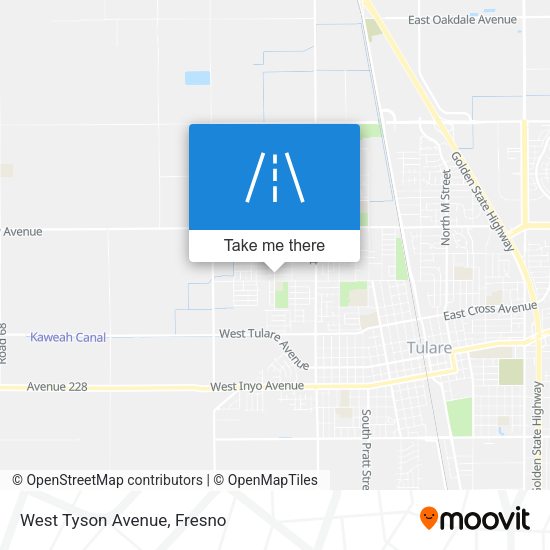 Mapa de West Tyson Avenue