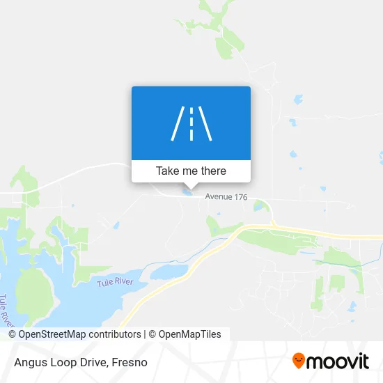 Angus Loop Drive map