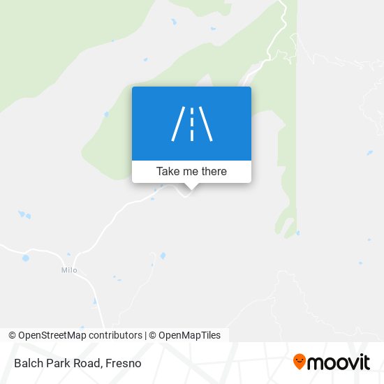 Balch Park Road map