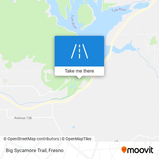 Big Sycamore Trail map