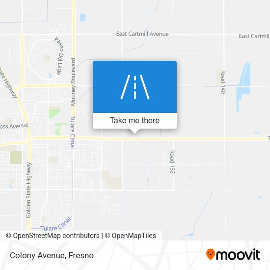 Mapa de Colony Avenue