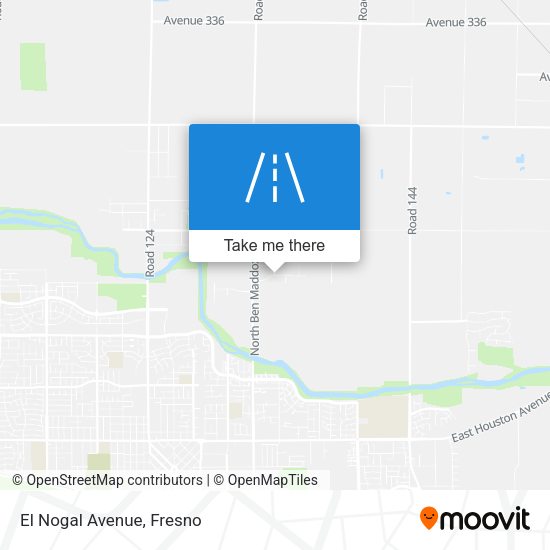 Mapa de El Nogal Avenue