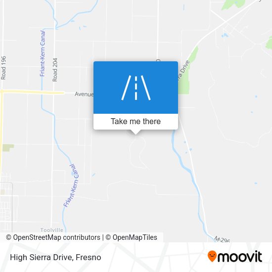 High Sierra Drive map