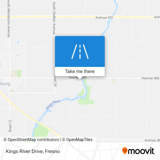 Kings River Drive map