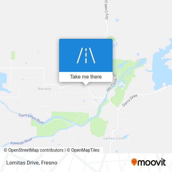Mapa de Lomitas Drive