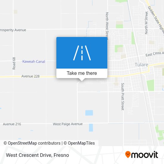 West Crescent Drive map