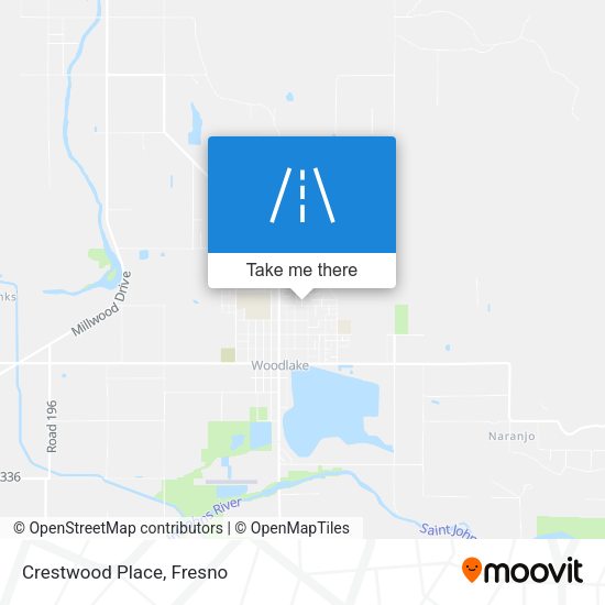 Mapa de Crestwood Place