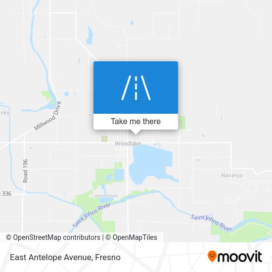 Mapa de East Antelope Avenue