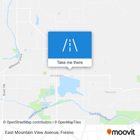 East Mountain View Avenue map