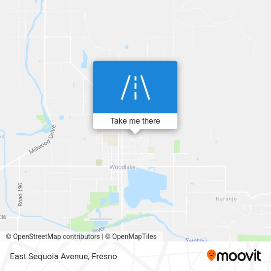 Mapa de East Sequoia Avenue