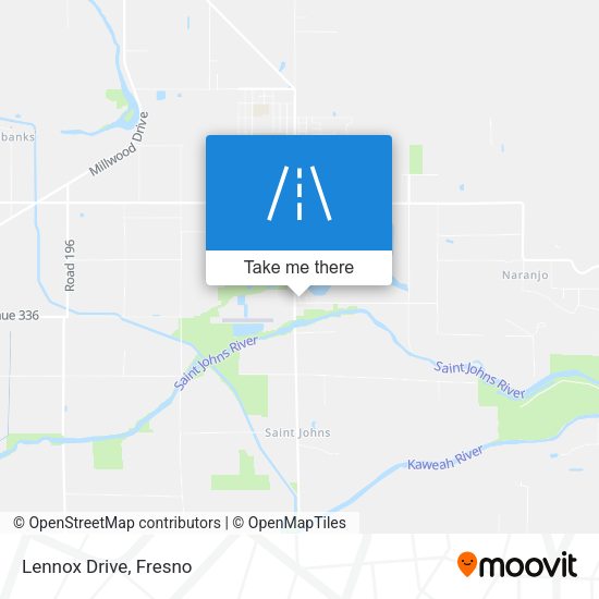 Mapa de Lennox Drive