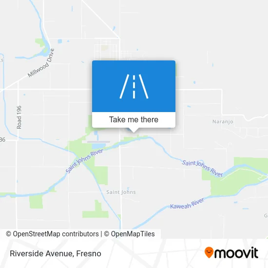 Riverside Avenue map