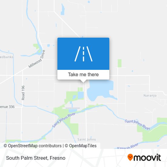 Mapa de South Palm Street