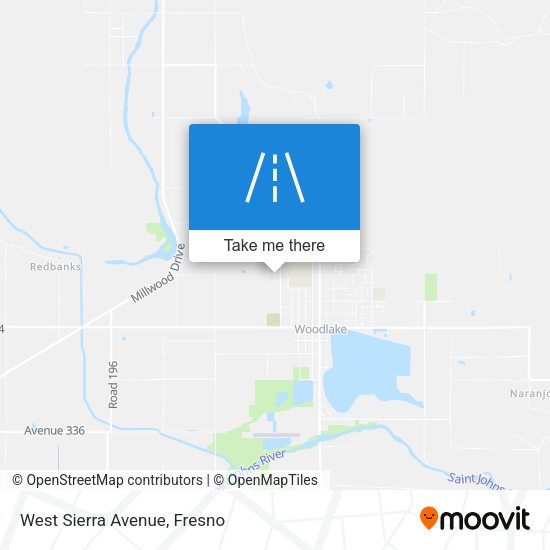 Mapa de West Sierra Avenue