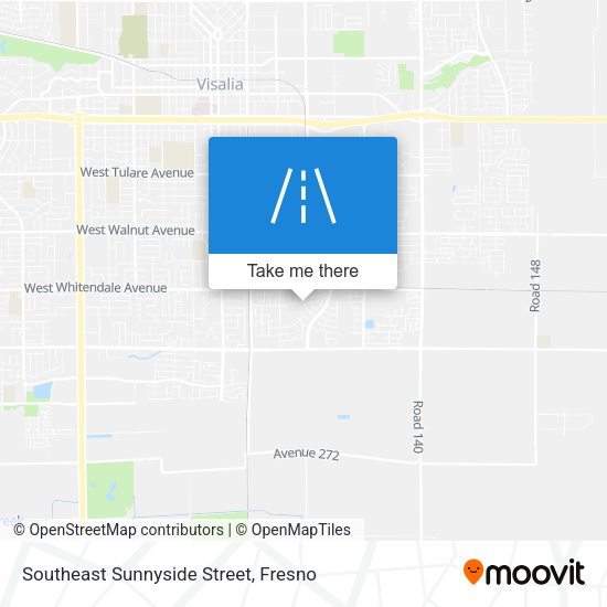 Southeast Sunnyside Street map