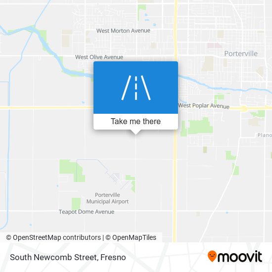 South Newcomb Street map