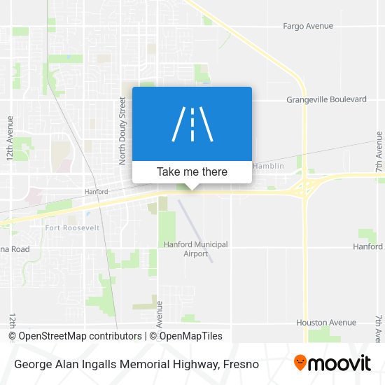 Mapa de George Alan Ingalls Memorial Highway