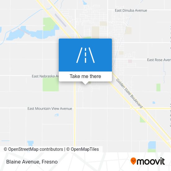Mapa de Blaine Avenue