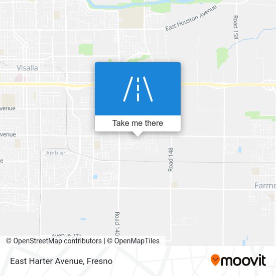 Mapa de East Harter Avenue