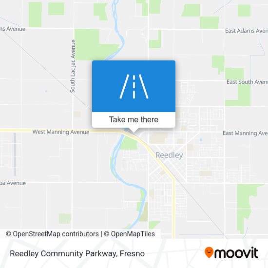 Reedley Community Parkway map
