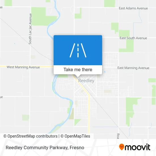 Reedley Community Parkway map