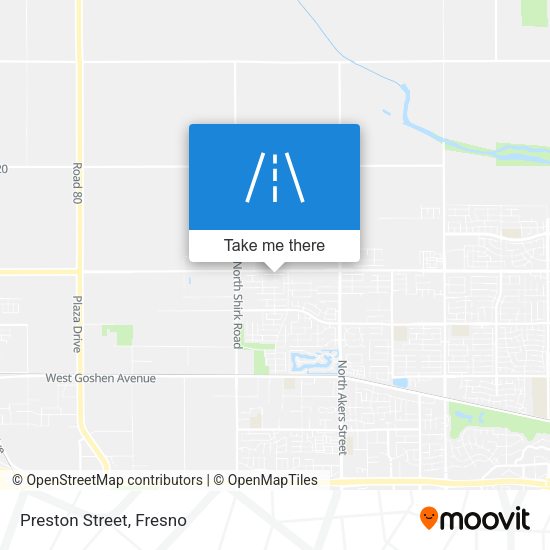 Mapa de Preston Street