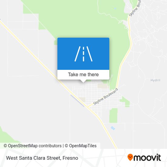 Mapa de West Santa Clara Street