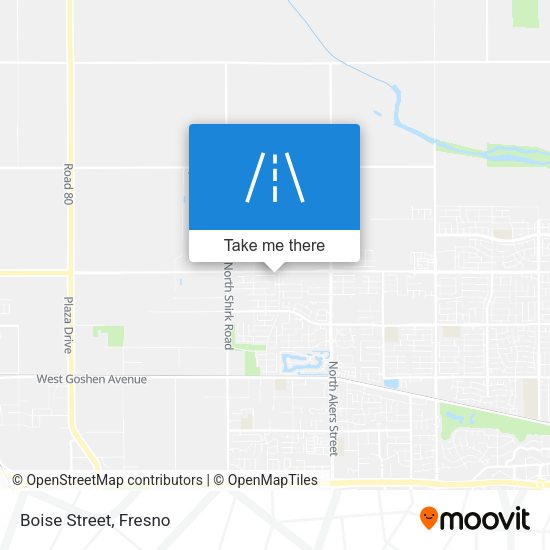 Boise Street map