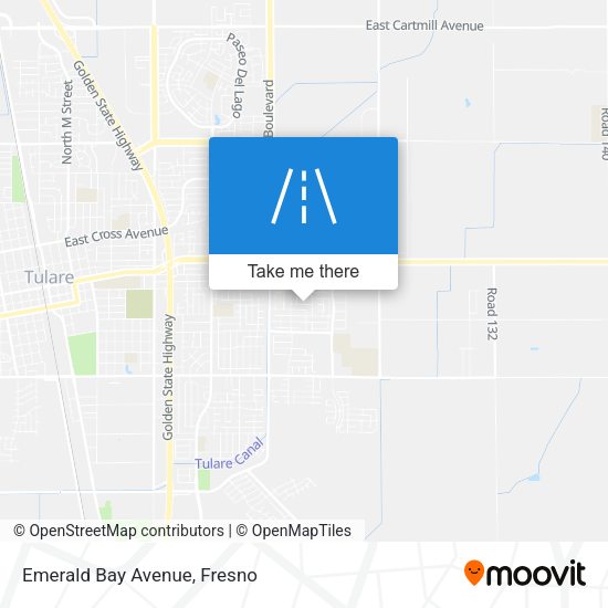 Mapa de Emerald Bay Avenue