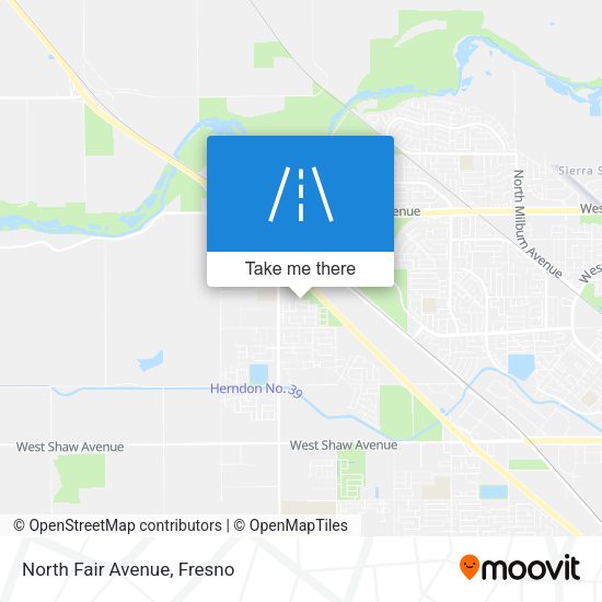 Mapa de North Fair Avenue